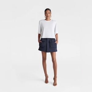 KBB by KAHLANA Women's‎ 'The Duvet Cargo Skirt' Navy Blue Size Medium